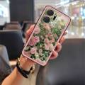 Silicone Shockproof Phone Case For Honor X7a/Play7T 5G Soft case Cute Full wrap Phone Pouch flower Oil Painting TPU. 