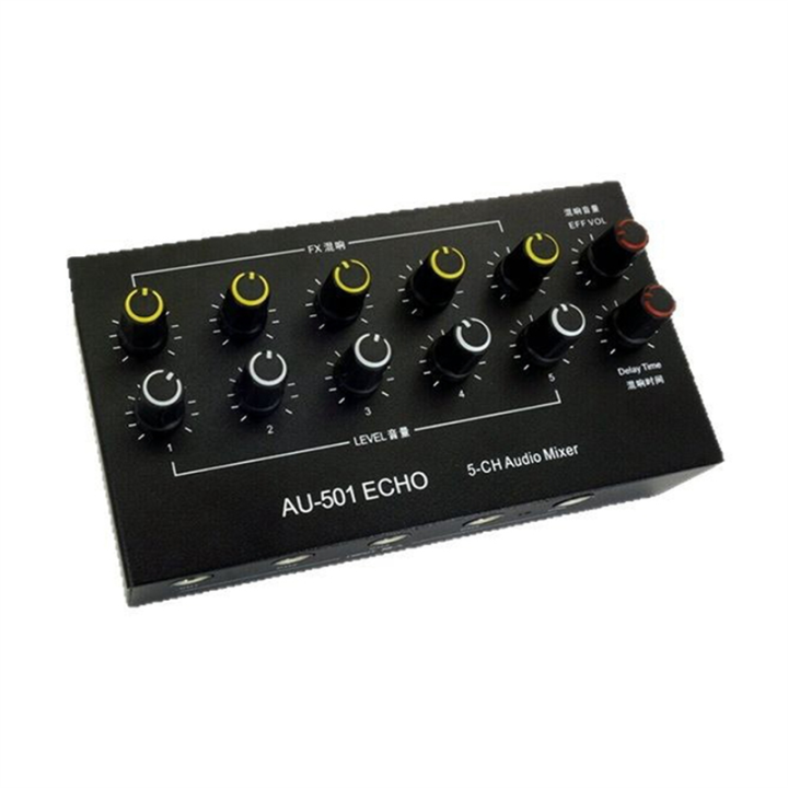 5-Channel%20Audio%20Mixer%20Portable%20Mini%20Microphone%20Extender%20Mixing%20Console%20with%20Reverb%20Type-C%20Rechargeable%20B%20-%20Image%202