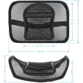 Mesh Back Support for Office Chair, Lumbar/Chair Back Support with Elastic Strap Back Rest for Car Seat/Back Pain Relief. 