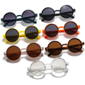 Fashion Round Sunglasses Women Retro Punk Trending Yellow Orange Sun Glasses Men Shades UV400. 