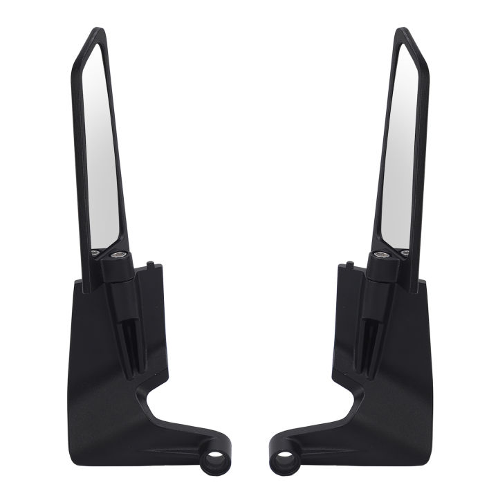 Motorcycle Mirrors Stealth Winglets Mirror Kits Mirrors Motorcycle Wing Mirrors M8 M10 Mirror Mounts Universal For Nmax 155 125