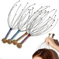 Handy head massager Neck Scalp Massage Head Massager tools Equipment Stress Relax Stainless Steel Handle. 