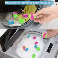 【Folio & Light】6/1pcs Reusable Washing Machine Filter Floating Lint Hair Remover Catcher Laundry Balls Dirty Collection Fluff Cleaning Ball. 