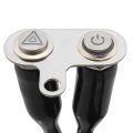 LED Motorcycle ON-OFF Hazard Light Switch Double Emergency Warning Flasher Button Switches Electric. 