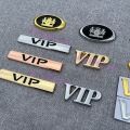 Car VIP Metal Sticker Word Mark Tail Side Fender Box Cover Body Scratch. 