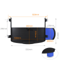 Disc Sliding Bracket Drawer Desktop Computer Flat Computer Under Desk Adjustable Keyboard Mouse Drawer Computer Keyboard Bracket Office Queena. 