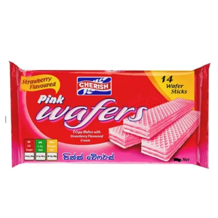 Cherish Pink Wafers Biscuit - 85g