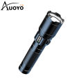 Auoyo Flashlight Outdoor Flashlight LED Powerful Flashlight Torch Light Telescopic Focus Flashlight Strong Light Rechargeable Zoom Outdoor 5 Light Modes Strong Bright Portable Hiking Hunting Camping Flashlight. 