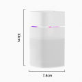 Portable 260ml Air Humidifier Mini Aroma Oil Diffuser USB Cool Mist Sprayer with Colorful Soft Night Light for Home Car Purifier. 