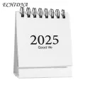 Triangular Folding Desk Calendar 2025 Desk Calendar Annual Planner Coil Calendar Book Yearly Schedule Organizer for Home Office School Supplies Buyers' Top Choice Office Time Management Tool. 