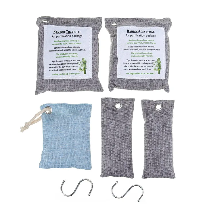 5Pcs%20Activated%20Bamboo%20Charcoal%20Carbon%20Air%20Purifying%20Bag%20Deodorizer%20Refresher%20with%20Hook%20-%20Image%202