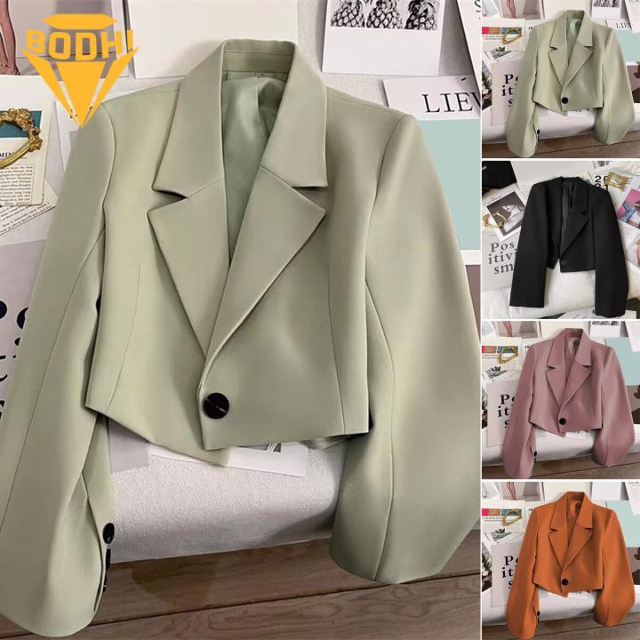Classic Design Suit Coat Formal Business Style Women's Suit Coat Slim Fit Solid Color Cardigan Jacket for Ol Commute Women Suit Jacket