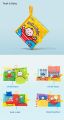 Peek a Baby - Sensory Early Education Baby Cloth Book, Touch and Feel Books | Jollybaby | Cloth Book. 