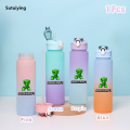 Sutuiying Minecraft Cartoon Game Water Cup Outdoor Large Capacity Plastic Luxury Portable Leak Proof Sports Water Bottle Fitness Running Anime. 