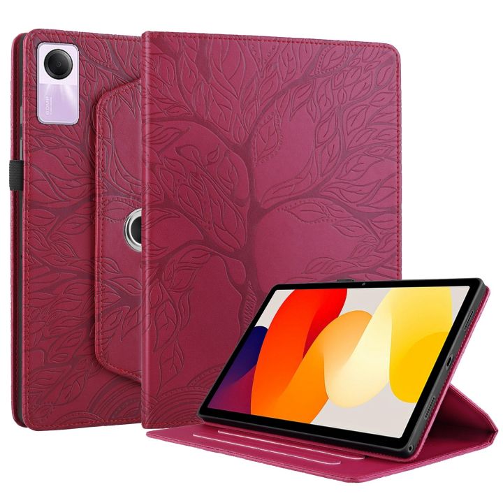 Tree%20Life%20Embossed%20Rotation%20Leather%20Smart%20Tablet%20Case%20For%20Xiaomi%20Redmi%20Pad%20SE%20-%20Image%2010