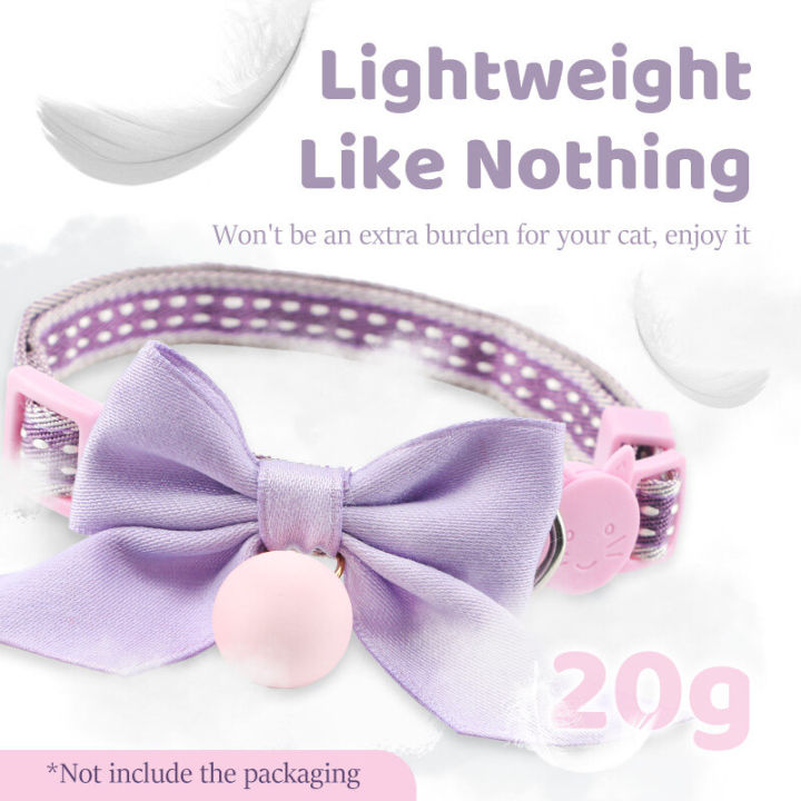 HamshMoc%20Breakaway%20Cat%20Collar%20Lightweight%20Pet%20Collar%20Safety%20Adjustable%20Durable%20Comfortable%20Soft%20with%20Bell%20Cute%20Bow%20Tie%20for%20Kittens%20Cats%20Rabbits%20Puppies%20-%20Image%205
