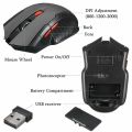 2.4GHz Wireless Mice With USB Receiver Gamer 1600DPI Mouse For Computer PC Laptop Computer Mice Gaming Laser Optical. 