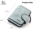LouisWill Women Wallet Ladies Short Purse PU Leather Hand Bag Large Capacity Card Holder Zipper Coin Purse Fashion Money Bag for Girls Ladies. 