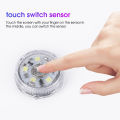 Car Mini LED Manual Hand Press Light Car Wireless Ambient Light Portable Night Reading Light. 