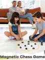 Game,Puzzle Strategy Games For Kids And Adults, Rocks, Magnetic Chess Stones, Magnet Game With String. 