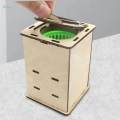 Wooden Science Experiment Electric Washing Machine Creative DIY for Kids. 