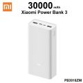 Xiaomi 30000mah MI Power Bank (USB-C In/Out) Fast Charging Support. 