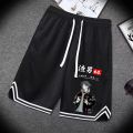 2023New Summer Mesh Ice Silk Casual Pants Men's Sports American Basketball Shorts Boys Loose Shorts. 
