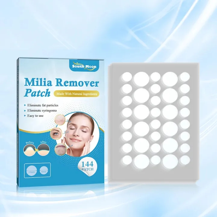 144pcs%20Milia%20Spot%20Patch%20Helps%20Dissolve%20Reduce%20Milia%20Hydrocolloid%20Acne%20Pimple%20Patch%20for%20Cover%20Zits/Pimples%20and%20Blemishes%20-%20Image%203
