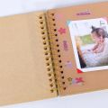 1 Pc DIY Craft Album Scrapbooking Paper Picture Album for Wedding Anniversary Gifts Photo Albums Scrapbook. 
