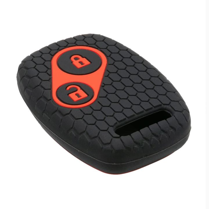 Silicone 2 Buttons Car Key Case Shell Remote Fob Cover For Honda CR-V ...
