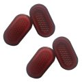 Scooter accessories-4 x Brake Lights Covers-red. 