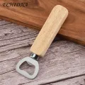 Long-lasting Bottle Opener Wooden Handle Beer Bottle Opener Durable Rust-proof for Home Kitchen Bar Set of 2/6/12pcs less Than Wooden Handle Bottle Opener. 