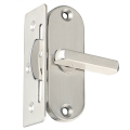1Pc 90 Degree Hinge Lock Sliding Door Hook Lock Stainless Steel Lock Aluminum Wood Door and Window Lock Barn Lock Household Tools. 