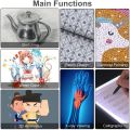 Portable A5 LED Light Box Ultra-Thin Tracer USB Power Adjustable LED Light Tablet Board Pad For Tattoo Drawing Streaming Sketching, Animation Stenciling 5D DIY Diamond Painting. 