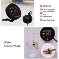 5 in 1 Motorcycle Water Temperature Meter USB Rechargable Time Voltmeter LED Night Vision Meter with Temperature Sensor. 