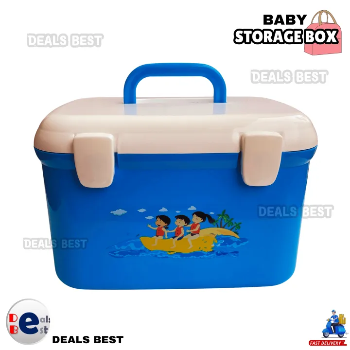 Damro%20High%20Quality%20Multi%20Purpose%20Portable%20Medical%20Box%20with%20Handle%20Storage%20Box%20Organizer%20Divider%20First%20Aid%20Box%20Gift%20for%20Baby%20Space%20Saver%20-%20Image%202