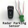 【Fan】 DRL Fan Fog Front Camera Parking Sensor Switch Wire For Mitsubishi Pajero Lancer X. 