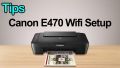 Canon PRIXMA E470 ink efficient printer. 
