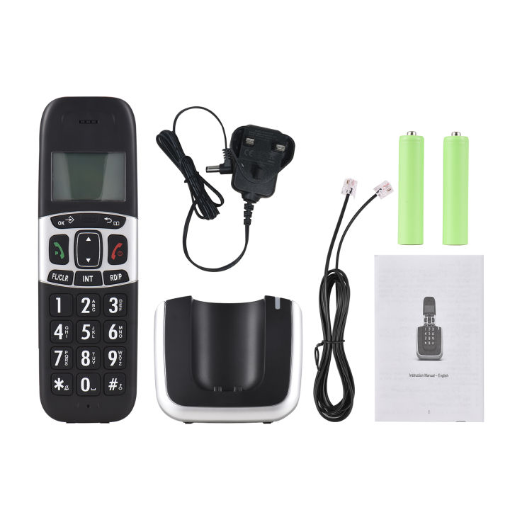 Expandable Cordless Phone System with 3 Lines Display Support 5 ...