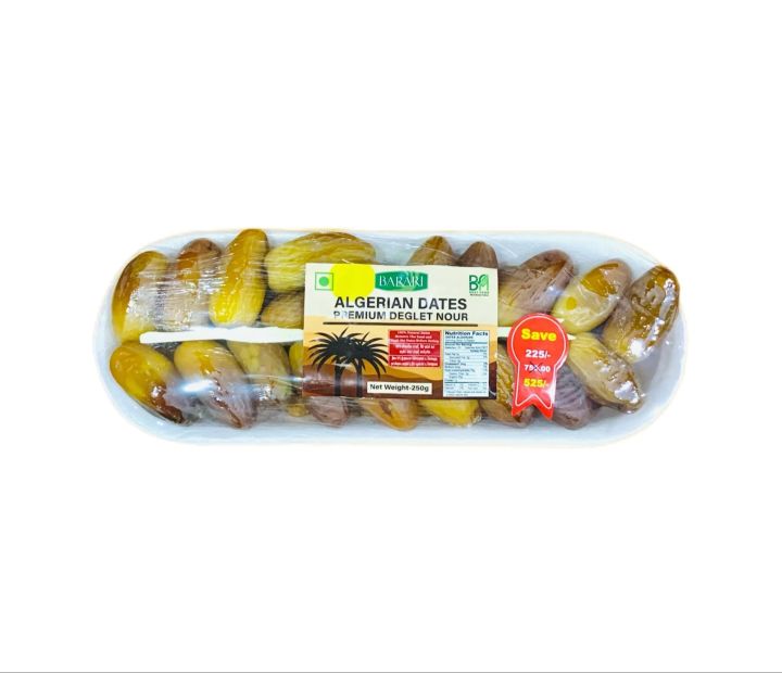 Barari Algerian Deglet Nour Dates 250g