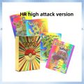 pokemon cards golden Anime Game Collection Toy Pokemon Card Colorful Gold Foil Card HP High Attack Power English Card Silver Card Plastic Black CardParty Games Crafts. 