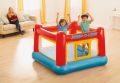 Intex Inflatable Jump-O-Lene Playhouse Trampoline Bounce House for Kids Ages 3-6 Pool Red/Yellow, 68-1/2" L x 68-1/2" W x 44" H |INTEX 48260 |MUT 275K|HN. 