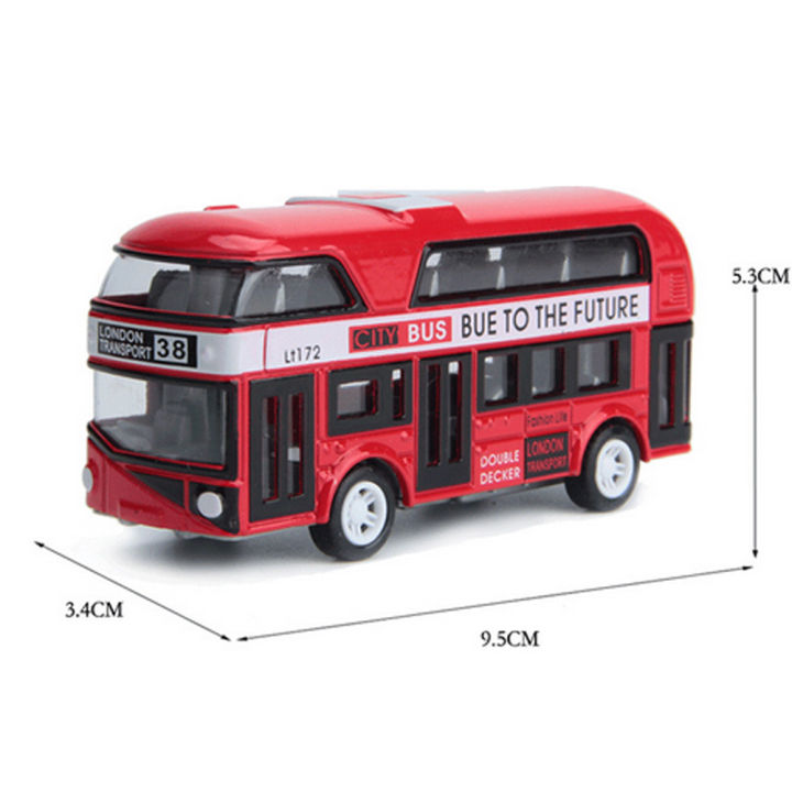 【Top Selling Item】 Alloy Car Model Mini Pull Back Bus Kids Children ...