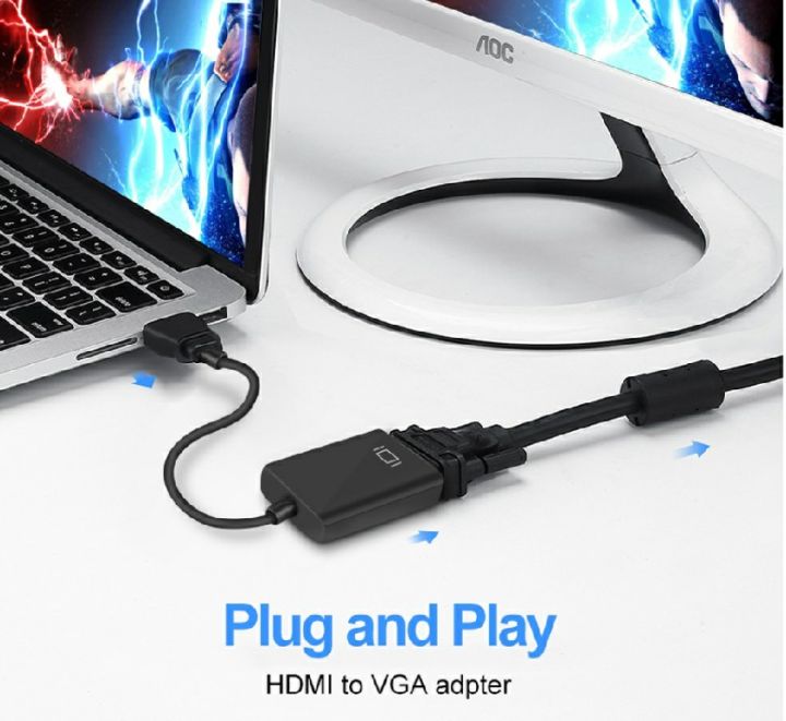 HDMI%20to%20VGA%20and%20Audio%20Converter%20Adapter%20Cable%20HDMI%20Male%20to%20VGA%20Female%20Adapter%20Audio%20Video%20Converter%20HDMI%20TO%20VGA%20Cable%20-%20Image%206