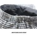 Panama Women's Houndstooth Octagonal Beret Duck Tongue Painter Hat Fashion Outdoor Elegant Retro Cap H114 Boina Gorras. 