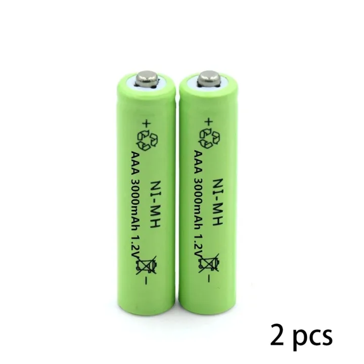 2pc Rechargeable Batteries 1.2V Ni-Mh AAA Batteries 1800Mah