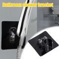 Creative Adjustable Self-adhesive Shower Head Holder for Kitchen Wall-Mounted Punch Free Stand Bracket Practical Bathroom Accessories. 