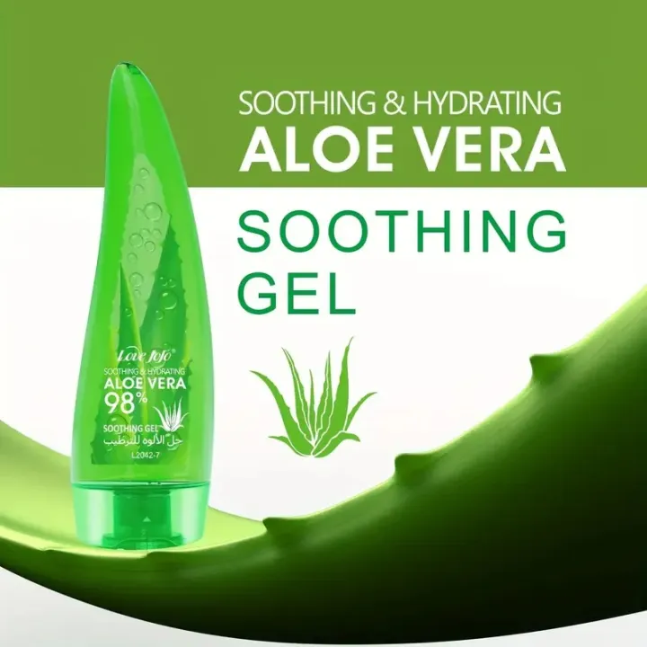 LOVEJOJO%20Aloe%20Soothing%20Gel%20120ml%20%E2%80%93%20Alcohol-Free,%20Fast-Absorbing%20Hydrating%20Moisturizer%20for%20Face%20&%20Body,%20Nourishing%20Cooling%20Aloe%20Gel%20for%20All%20Skin%20Types%20-%20Image%202