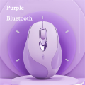 Purple Silent Wireless Mouse Recharegeable Ergonomic Mice USB Optical Gaming Mouse For Laptop PC Computer Gamer Girl Mause. 