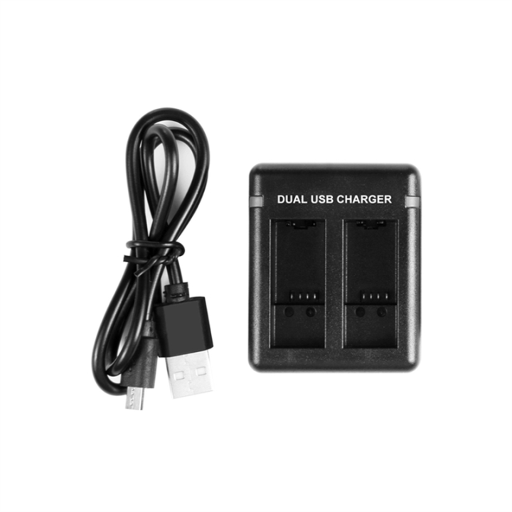 For GoPro Hero11 Black / HERO9 Black / HERO10 USB Dual Port Slot Double Battery Charger Black Action Camera Parts Accessories